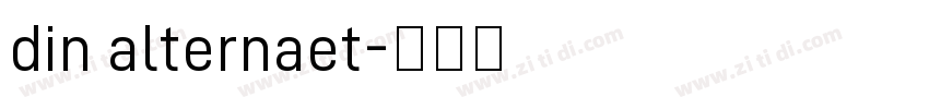 din alternaet字体转换